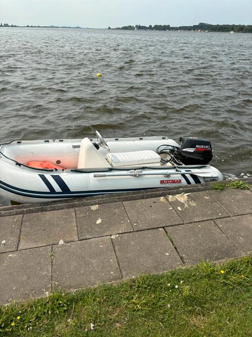 Suzumar Rib met console - 9,9pk Suzuki 4takt. Complete set!!, Watersport en Boten, Rubberboten, Zo goed als nieuw, Overige merken