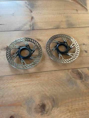 Twee Campagnolo AFS steel centerlock remschijven beschikbaar voor biedingen