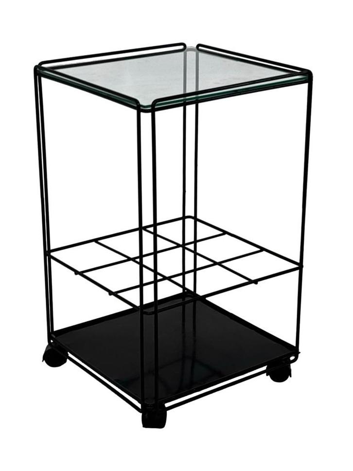 Vintage Max Sauze voor Atrow 'Isocele' bijzettafel 1970's, Huis en Inrichting, Tafels | Bijzettafels, Gebruikt, Rond, Minder dan 55 cm