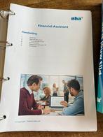 NHA Financial Assistent, Boeken, Studieboeken en Cursussen, Gelezen, Ophalen of Verzenden, MBO