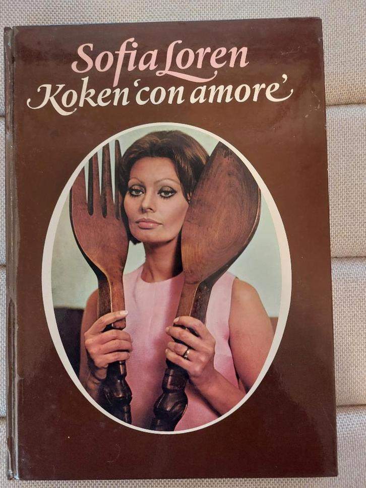 Sofia Loren Koken "Con amore, Boeken, Kookboeken, Gelezen, Azië en Oosters, Ophalen of Verzenden