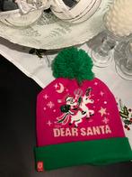 Kerst muts christmas met verlichting roze groen, Diversen, Kerst, Ophalen of Verzenden, Zo goed als nieuw
