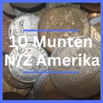 10 Munten Uit Noord & Zuid Amerika, Postzegels en Munten, Munten | Amerika, Setje, Ophalen of Verzenden