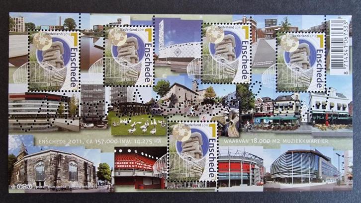 2011 Blok Mooi Nederland NVPH 2821 Enschede. Postfris., Postzegels en Munten, Postzegels | Nederland, Postfris, Na 1940, Ophalen of Verzenden