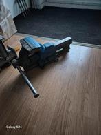 Bankschroef Heuer 13 cm, Ophalen of Verzenden, Gebruikt, Minder dan 70 cm, Bankschroef