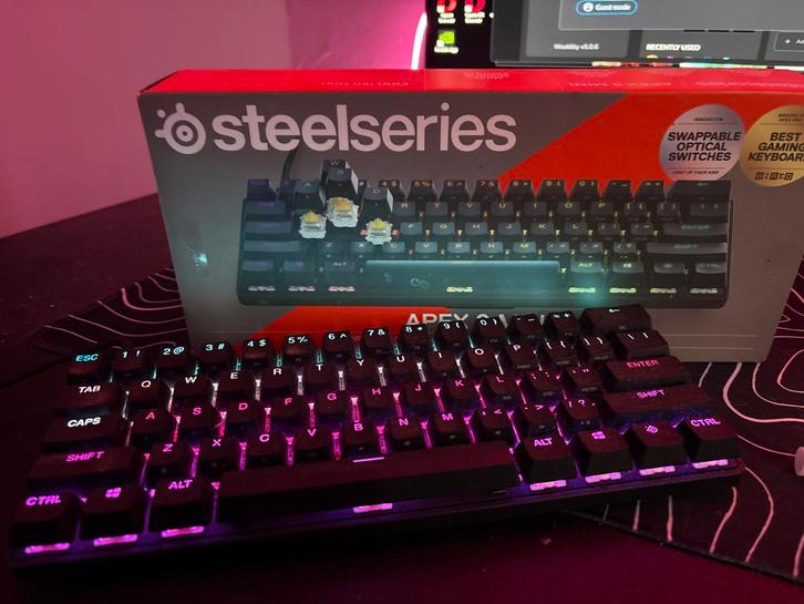 Steelseries Apex 9 Mini Gaming Toetsenbord, Computers en Software, Toetsenborden, Nieuw, Qwerty, Bedraad, Gaming toetsenbord, Ophalen of Verzenden