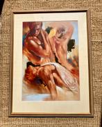 Originele gesigneerde Jaoni Passionate bladgoud ingelijst, Ophalen