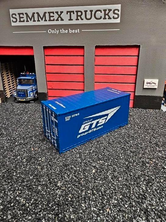 Wsi 20 foot container  b keus gts group, Hobby en Vrije tijd, Modelauto's | 1:50, Zo goed als nieuw, Bus of Vrachtwagen, Wsi, Ophalen
