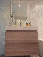 Badkamer combinatie badmeubel, kraan, wastafel, Ophalen, Gebruikt, 50 tot 100 cm, Minder dan 100 cm