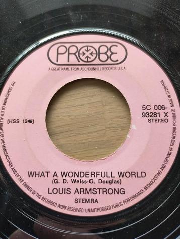 Louis Armstrong , what a wonderful world  beschikbaar voor biedingen