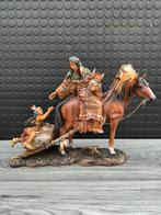 indiaan (western) 30hoog 15diep 50lang/Nieuw!, Verzamelen, Beelden en Beeldjes, Ophalen of Verzenden, Nieuw