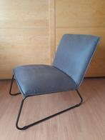 Stoere stoel fauteuil antraciet grijs, Ophalen, Zo goed als nieuw, 75 tot 100 cm, 50 tot 75 cm