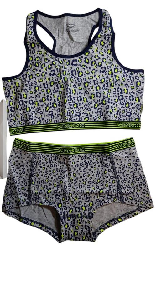 Mooi NIEUW! VINGINO setje top + boxershort maat XXL-164/176., Kinderen en Baby's, Kinderkleding | Maat 164, Nieuw, Meisje, Nacht- of Onderkleding