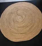 Handgemaakt vloerkleed rond jute, Ophalen, Zo goed als nieuw
