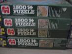 Jan van Haasteren puzzels 1500 stukjes nieuw in cellofaan, Ophalen of Verzenden, 500 t/m 1500 stukjes, Nieuw, Legpuzzel