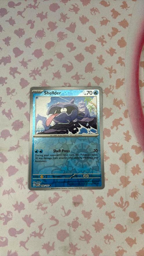Shellder, Hobby en Vrije tijd, Verzamelkaartspellen | Pokémon, Zo goed als nieuw, Ophalen of Verzenden
