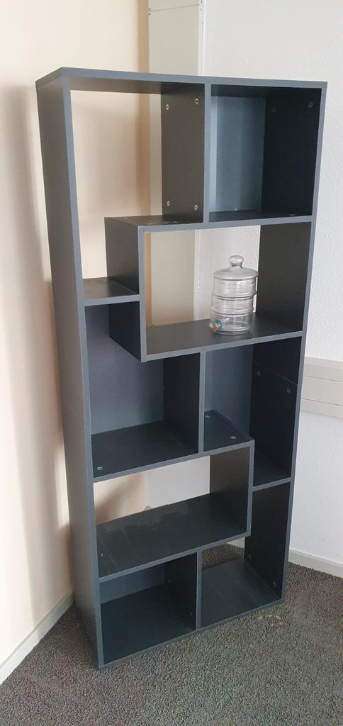 Unieke Design Boekenkast / Wandkast €90,-, Huis en Inrichting, Kasten | Boekenkasten, Gebruikt, 50 tot 100 cm, 150 tot 200 cm