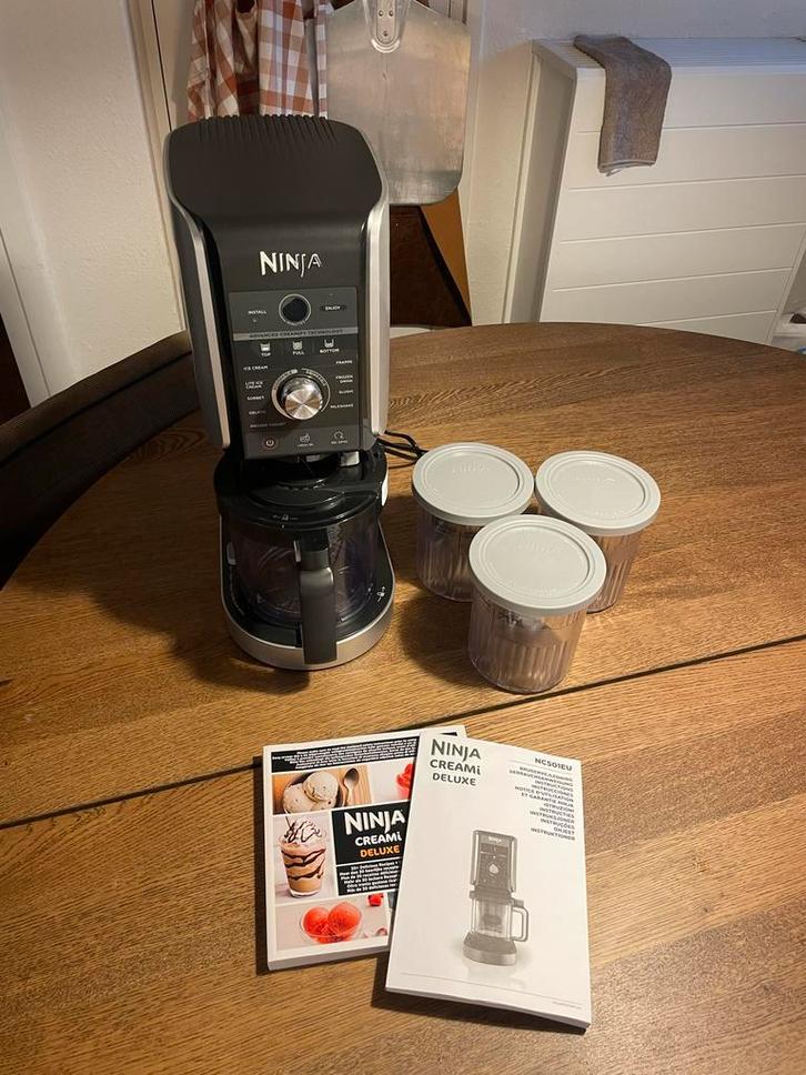 Ninja Creami Deluxe - Zo goed als nieuw!, Witgoed en Apparatuur, Blenders, Zo goed als nieuw, Blender, Ophalen of Verzenden