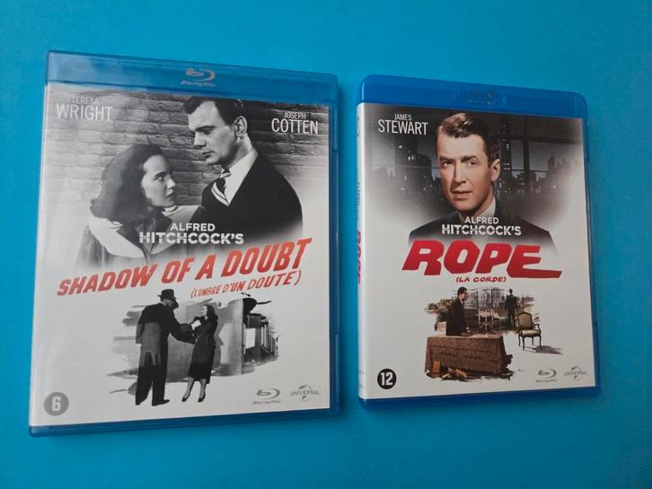 Shadow of a Doubt / Rope, Cd's en Dvd's, Blu-ray, Zo goed als nieuw, Thrillers en Misdaad, Ophalen of Verzenden