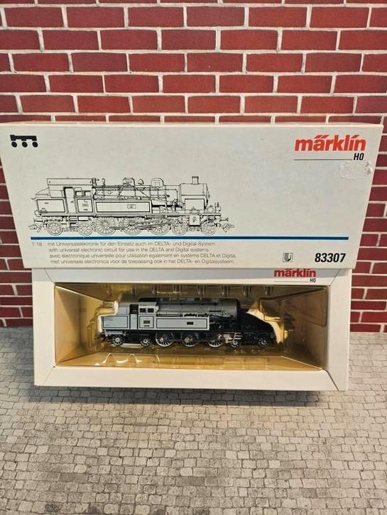Marklin HO lock Locomotief 83307 Delta in doos, Hobby en Vrije tijd, Modeltreinen | H0, Zo goed als nieuw, Locomotief, Wisselstroom