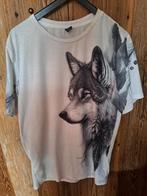 Jongens/heren tshirt met wolvenkop., Ophalen of Verzenden, Zo goed als nieuw