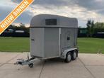 Hotra 2 paardentrailer / gesloten aanhangwagen / Foodtruck, Dieren en Toebehoren, Gebruikt, 2-paards trailer