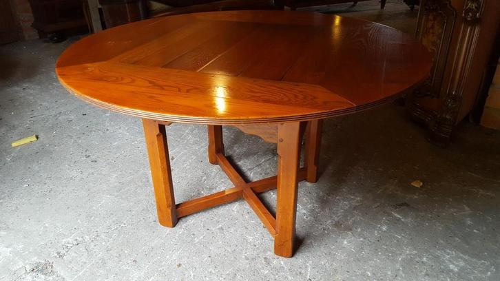 Schuitema Jugendstil eetkamer tafel Kersenhout, Antiek en Kunst, Antiek | Meubels | Tafels, Ophalen