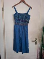 Vintage couture zijde jurk 38, Ophalen of Verzenden, Zo goed als nieuw, Maat 38/40 (M), Galajurk