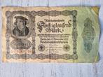 Duitsland Reichsbanknote 50,000 mark 1922, Postzegels en Munten, Ophalen of Verzenden, Duitsland, Los biljet