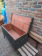 Vintage legerkist opbergkist opslagkist, Ophalen, Minder dan 50 cm, 50 tot 100 cm, Zo goed als nieuw