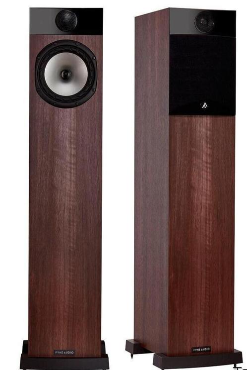 2x Fyne Audio F302 luidspreker paar nieuw in doos wallnut, Audio, Tv en Foto, Luidsprekers, Nieuw, Front, Rear of Stereo speakers
