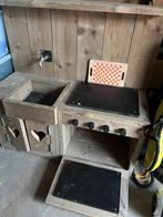 Steigerhouten speelgoedkeuken, Ophalen of Verzenden, Zo goed als nieuw, Hout