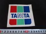 sticker TANITA  weegschalen  Logo, Ophalen, Zo goed als nieuw, Bedrijf of Vereniging