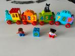 Duplo getallen trein, Kinderen en Baby's, Speelgoed | Duplo en Lego, Ophalen of Verzenden, Zo goed als nieuw, Complete set, Duplo