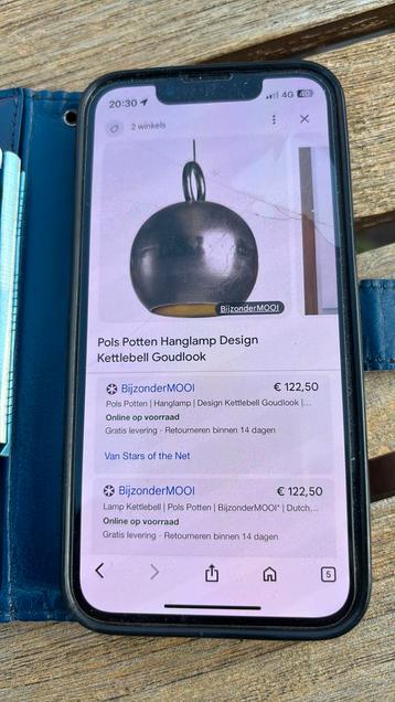 Lig/hanglamp Pols Potten Kettle Bell. beschikbaar voor biedingen