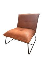 Cognac kleurige fauteuil - zo goed als nieuw!, Huis en Inrichting, Fauteuils, Ophalen, Zo goed als nieuw, 50 tot 75 cm, Leer