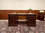 Klassiek Engels Chesterfield Bureau Partnerdesk, Ophalen