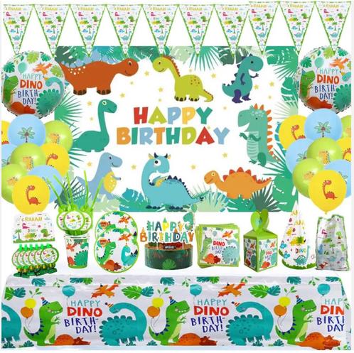 Dino verjaardag versieringen dinosaurus pakket, Hobby en Vrije tijd, Feestartikelen, Nieuw, Versiering, Verjaardag, Ophalen