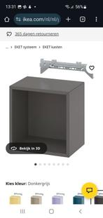 Eket kastjes met bevestiging, Ophalen, Gebruikt