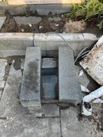 Gratis 30 antraciet stapelblokken 15x15x60cm, Tuin en Terras, Tegels en Klinkers, Ophalen, Gebruikt, Overige typen, Minder dan 5 m²