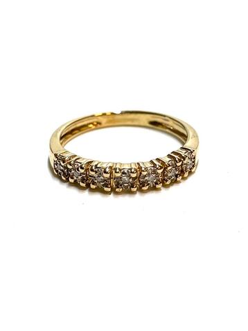 14k gouden ring met diamanten beschikbaar voor biedingen