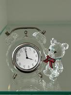 Swarovski krisbeer met klok, Ophalen of Verzenden, Zo goed als nieuw, Figuurtje