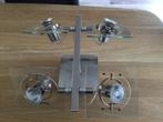 Lamp met vier spotjes Fuga Ikea, Huis en Inrichting, Lampen | Spots, Gebruikt, Modern / industrieel, Metaal of Aluminium, Ophalen of Verzenden