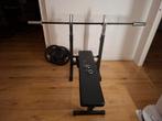 Bench press + dips stang met gewichten, Ophalen