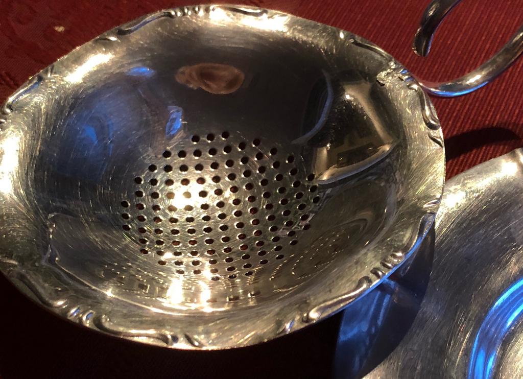 Theezeefje, Antiek en Kunst, Antiek | Goud en Zilver, Ophalen of Verzenden