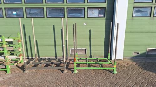 Stapelrack/stapelracks/stapelbokken/opslagbokken gebruikt, Doe-het-zelf en Verbouw, Transportwagens, Gebruikt, Transportkar, 100 liter of meer