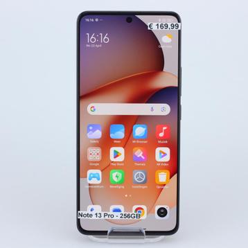 Redmi Note 13 Pro 5G 256GB Zwart beschikbaar voor biedingen