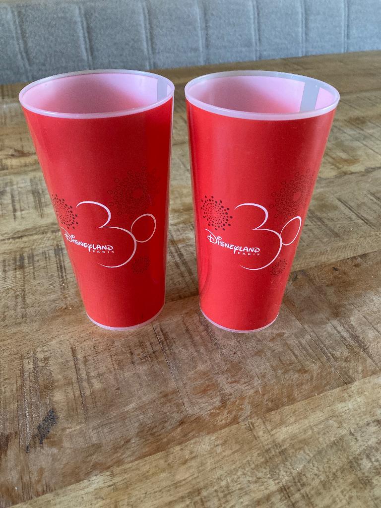 Disneyland Paris bekers coca cola, Ophalen of Verzenden, Zo goed als nieuw, Overige stijlen, Overige typen