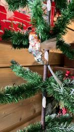 Antiek Kerst ornament, Engel met Spunn glass vleugels., Ophalen of Verzenden
