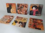 Oude Vintage Franse kurk onderzetters 6 stuks, Ophalen of Verzenden